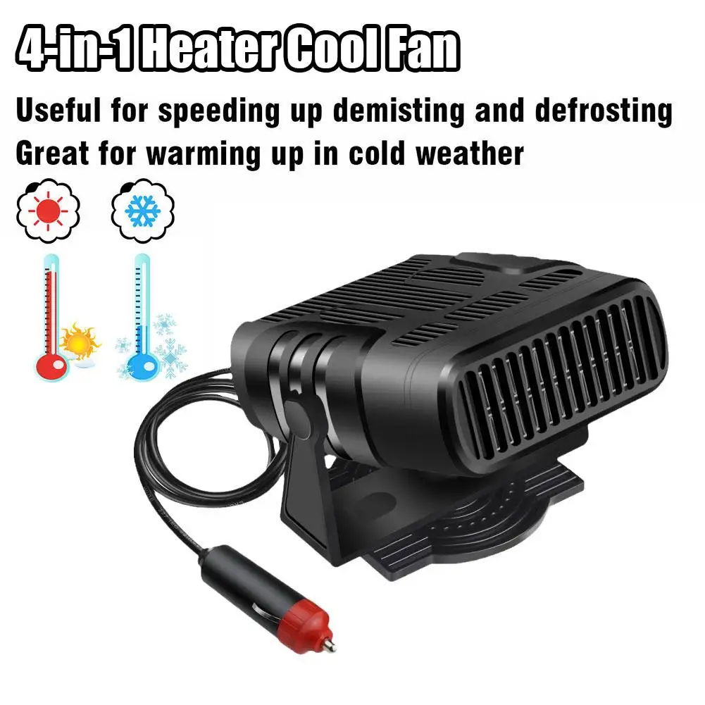 

Portable Car Heater 12V/24V Car Heater Fan 2 IN 1 Cooling New Defroster Heater Windshield Car Anti-Fog Dryer Auto 2023 Heat N1D8