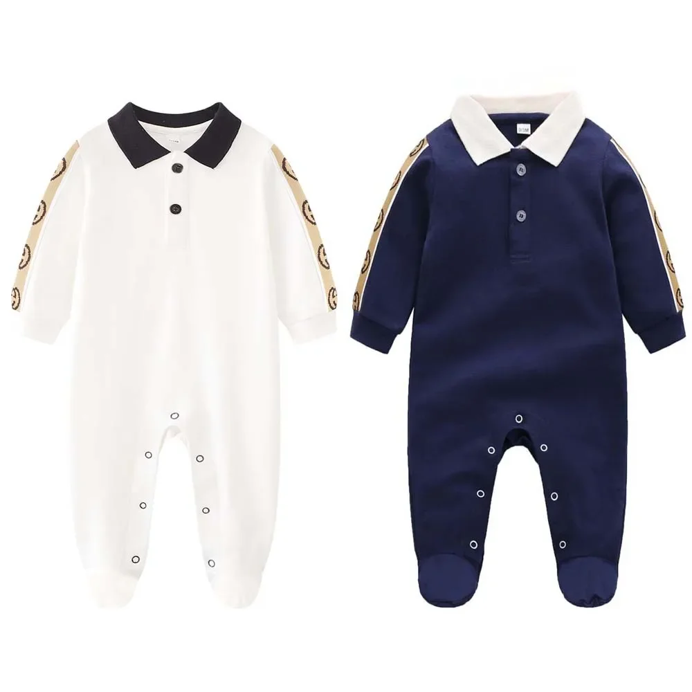 

New Fashion baby winter clothes knitted long-sleeved collar British style clothes for newborn baby costume romper 0-24 month