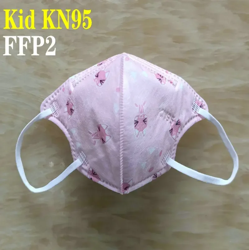 KN95 Kid Mask 3-8 8-15 Years Old 5 Layers Cartoons FFP2 Masque Boys Girls Children Mascarillas CE Face Mask FPP2 Protective
