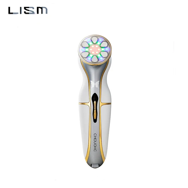 Home Spa Beauty Equipment Face Lifting Firming Micro-Current Induction Rechargeable Anti-aging Radio Frequency Skin Tightening