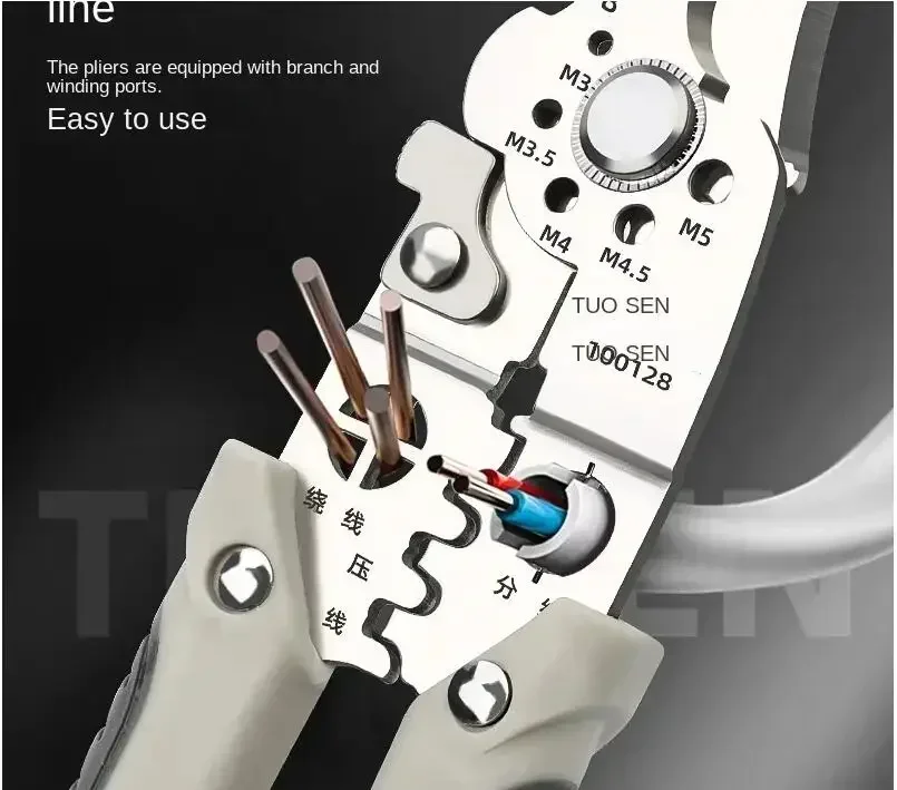 Multi Functional Tools Electrician Tools Wire Stripper Tools Multi Functional Electrician Pliers For Wire Splitting And Stripping Specialized For Electricians