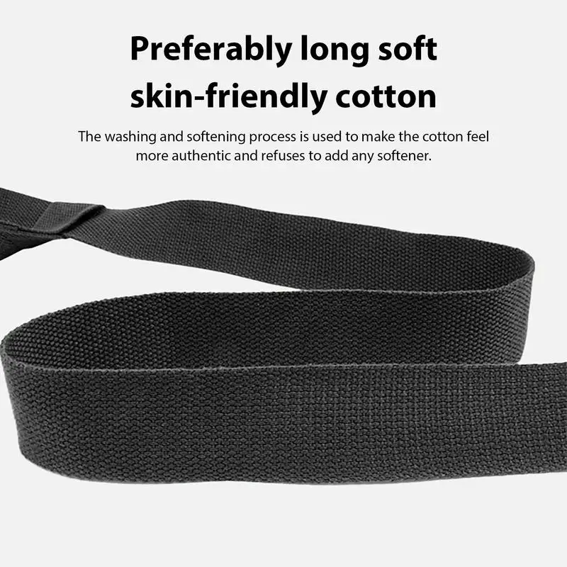 Adjustable Yoga Mat Strap Yoga Mat Bundle Strap Shoulder Straps Sports Stretch Floor Storage Carrying Black