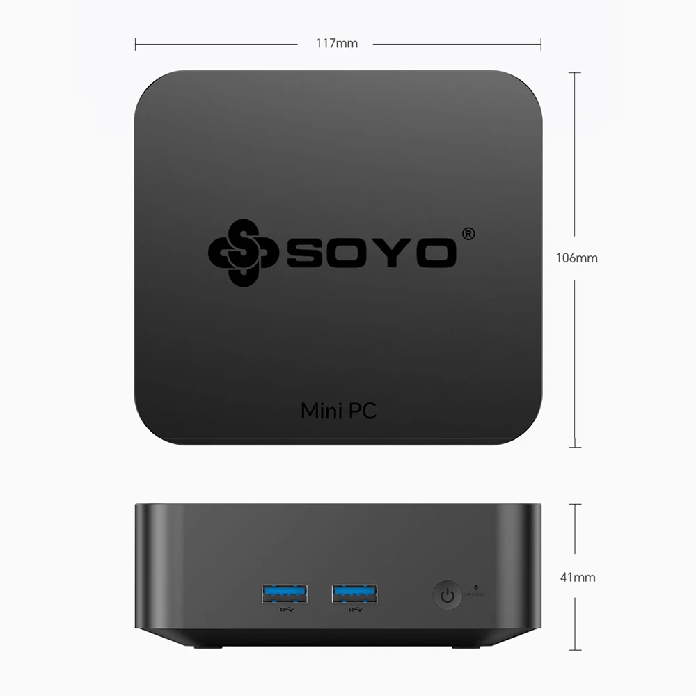SOYO M2 Pro Portable Mini PC Intel N95 CPU DDR4 8/16GB RAM