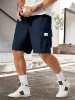 Summer Shorts Men Gym Sport Running Squat Fitness Workout Man Short Pants Breathable Quick-drying Drawstring Mens Shorts 3