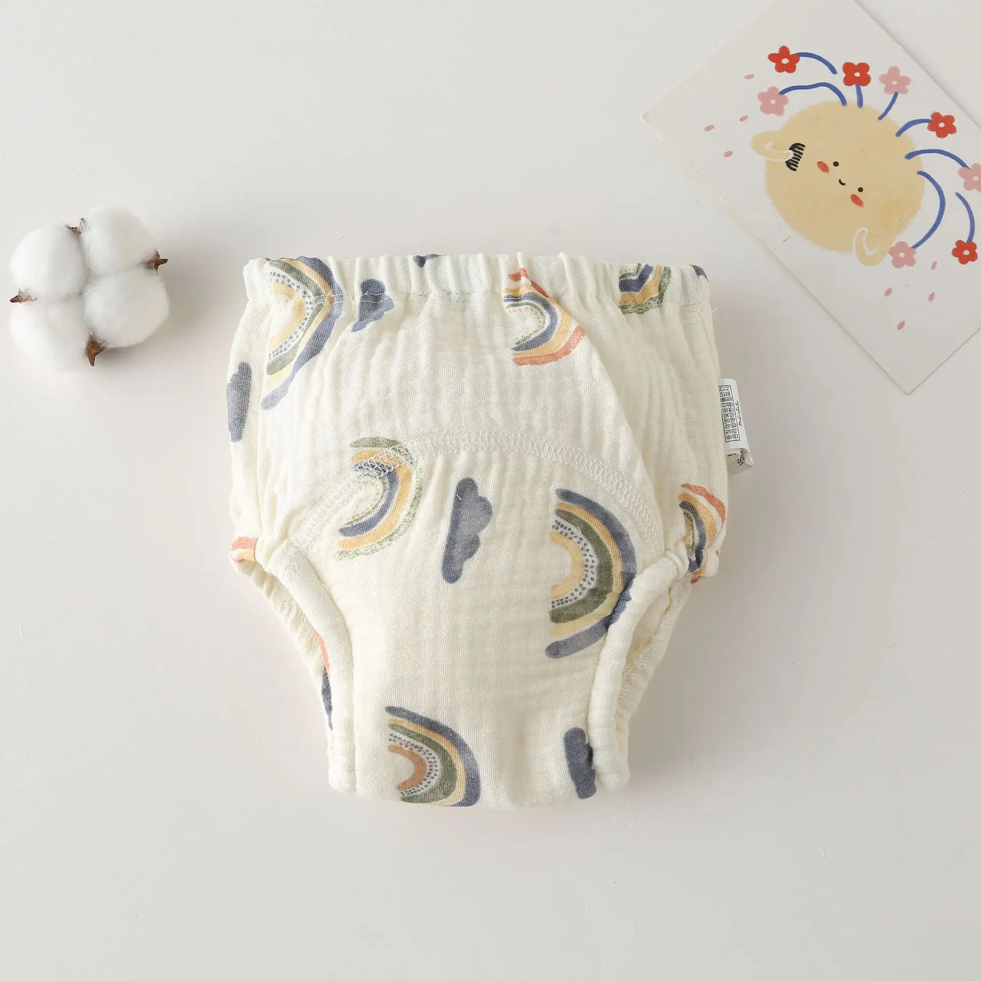 Cotton Baby Waterproof Reusable Training Shorts and Nappies