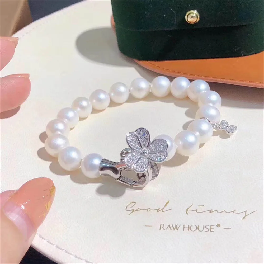 

S925 Sterling silver Cubic Zirconia Clasp DIY Beads Jewelry Making Accessories Silver/Gold Metal Connector Clasps Findings