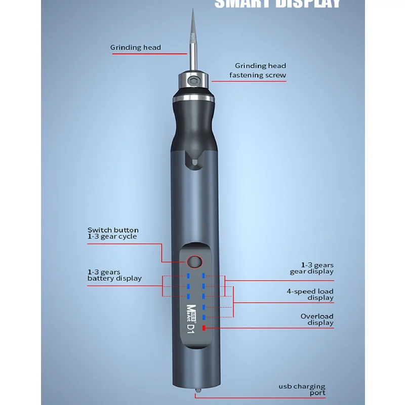 MaAnt D1 Intelligent Charging Polishing Grinding Pen