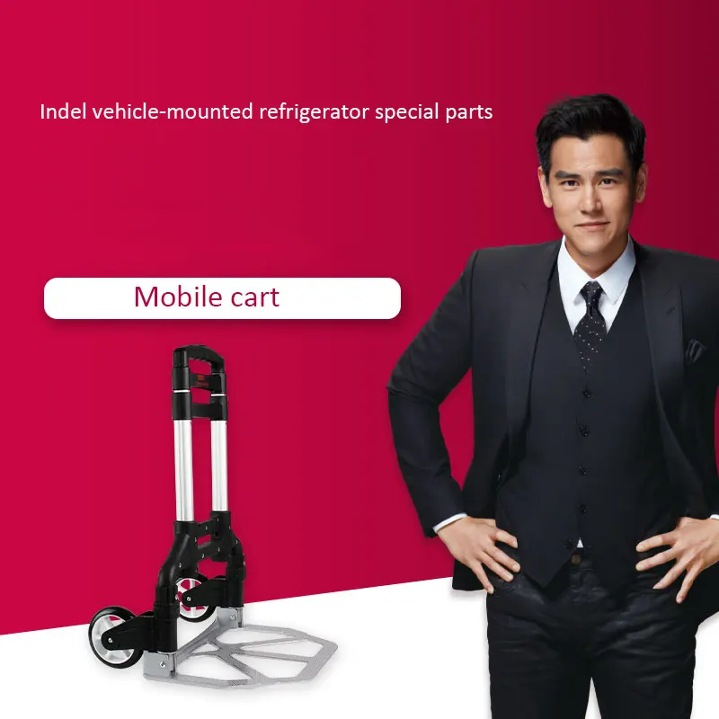 

Indel Car Refrigerator Small Trailer Multi-function Mobile Cart