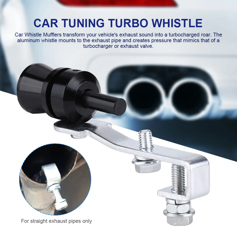 Car Turbo Whistle - Universal Aluminum Car Turbo Sound Whistle Muffler  Exhaust Pipe - Blow-off Valve Simulator, for All Vehicles Models - Size L :  : Automotive