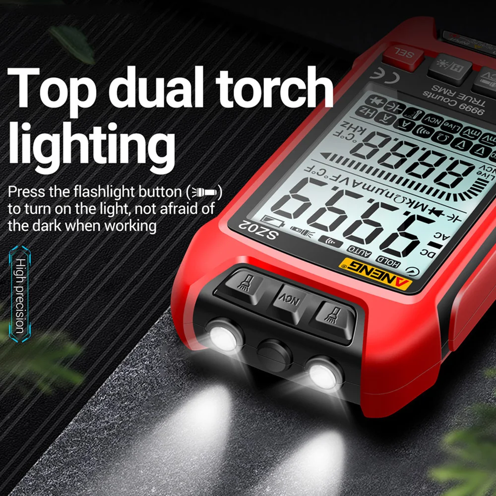 ANENG SZ01/SZ02 Diode Tester Professional Digital Multimeter True RMS Smart AC/DC Current Voltage Auto Range Multimetres Tools digital multimeter