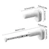Folding Clothes Hanger Rack Window Clothes Bar Foldable Clothes Hanger Drying Rack Rod For Hotel Laundry Room Bathroom Bedroom 6