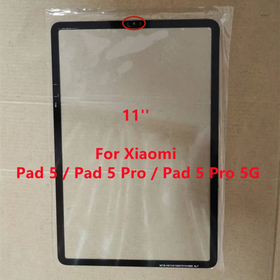 Vidro Mais Oca Original 11 Original Pad para Xiaomi Almofada Almofada Pro 5g Xiaomi mi Almofada Tela de Toque Lente da Capa Frontal Lcd Painel Externo Novo - Imagem 2