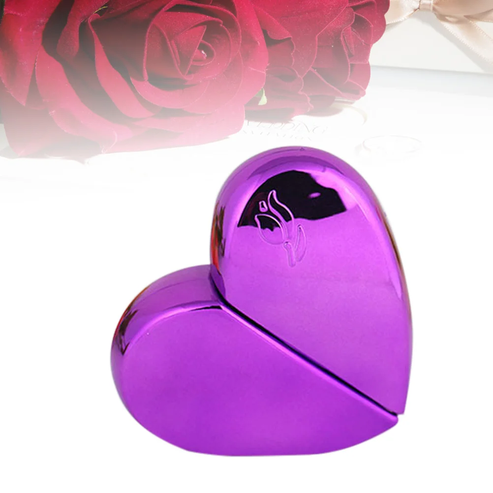 

25ml Delicate Empty Bottles Heart Shaped Bottle Vintage Spray Bottle Reusable Mist Spray Storage Bottle Container Purple