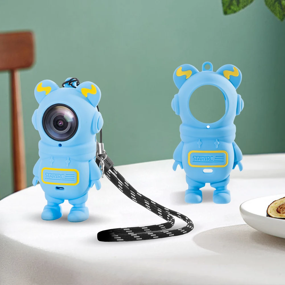 Silicone Protective Cover For Insta360 Go3/ Go 3S Camera Accessories Full Protector Case Scratch-proof Lens Cap Sleeve Anti-Drop