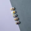 Raccoon Animals 5D Nail Sticker Faux Ongle Transfer Sliders Nail Wraps 6