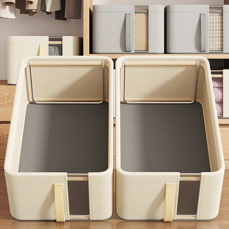 1/3PCS Collapsible Clothing Organizer Thicken Clothes Storage Bag Pants Sweater Storage Cabinets Drawers Organizer Containers 4