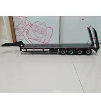 4 Axles Trailer 1/14 RC Painted Assembled Semi-trailer Metal Model for Remote Contro Dump Car Tractor Truck Toy TH23237 1
