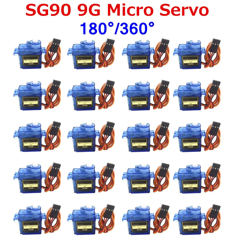 4 Stks SG90 9g Micro Servo's voor RC Robot Helikopter 4 Stks SG90 9g Micro Servo's voor RC Robot Helikopter