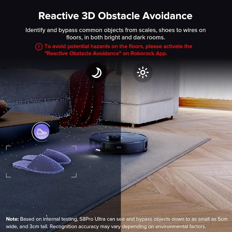 roborock S8 Pro Ultra Robot Vacuum and Mop, Auto Drying, Auto Mop Washing, Self Emptying, Self Refilling, Liftable Dual Brush