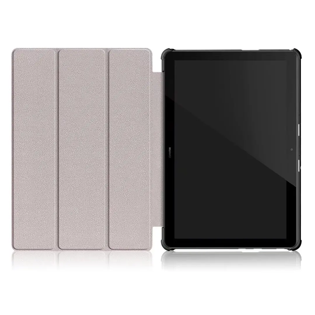 Slim Triple-Folding Stand Case with Hard Back Cover