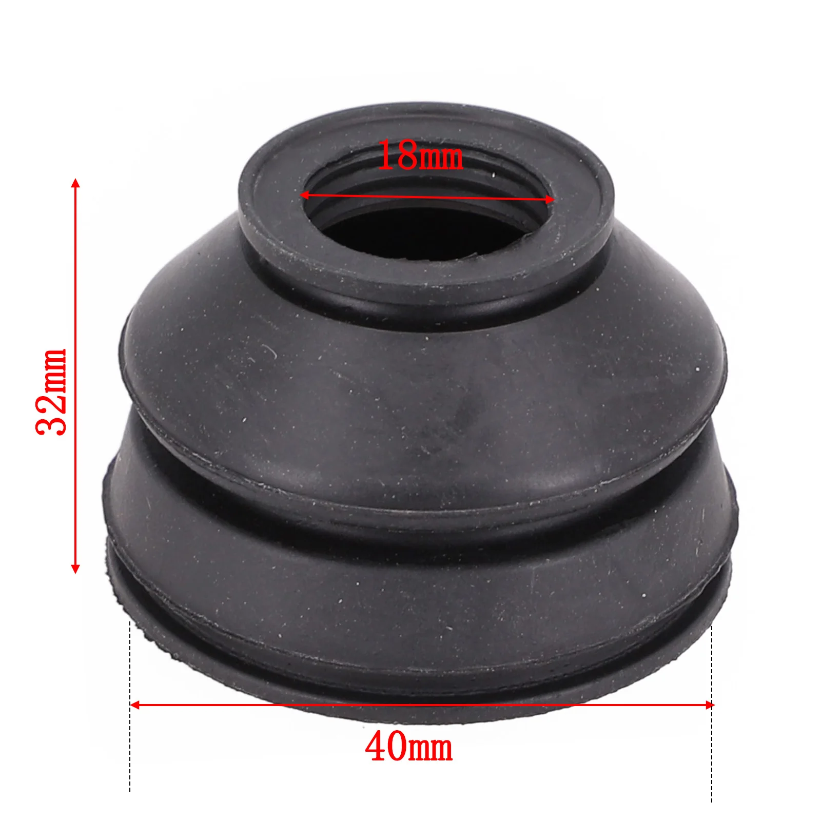 Anti Pulls Rubber Boot Joint Cover  Black  Universal Fitment  Minimizes Suspension Parts Wear  Easy Installation 2 Pack