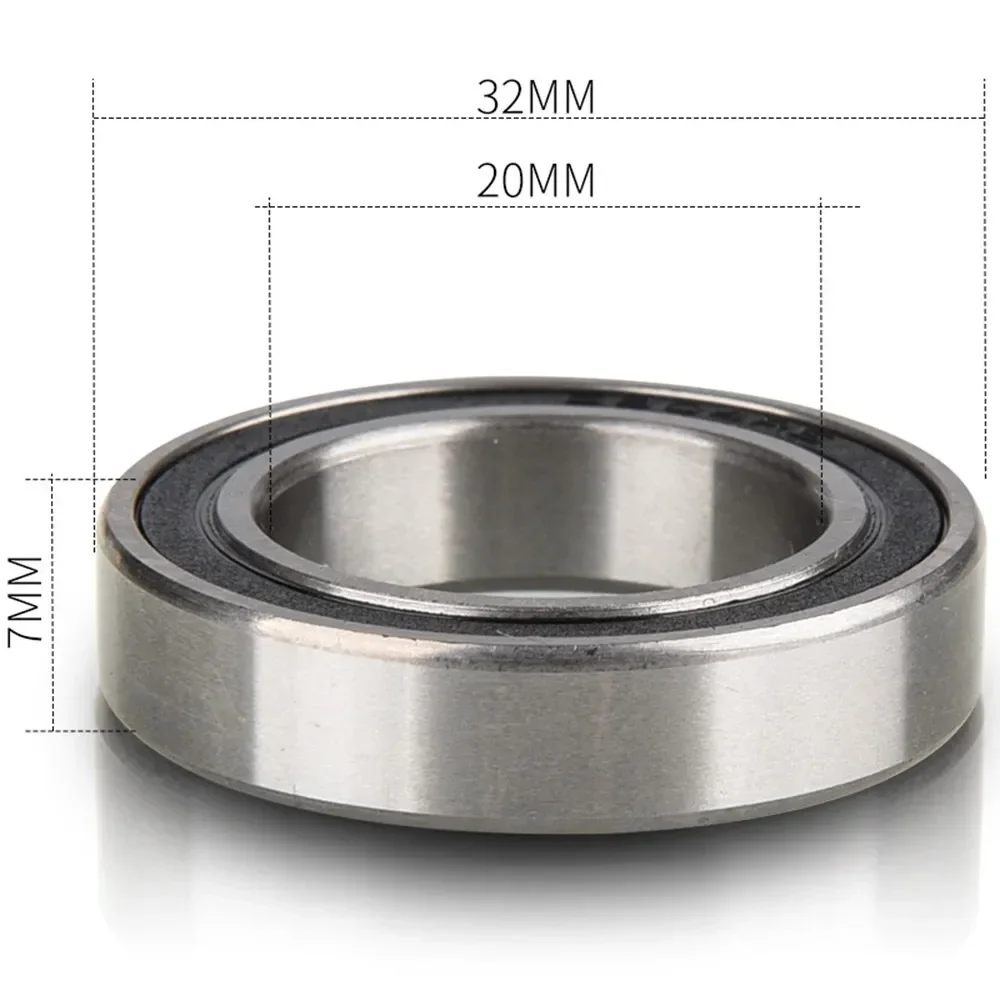 Bike Bicycle Bearings 61804/6804-2RS 20x32x7mm Mountain Bike Bicycle Accessories miniature ball bearings bicycle ball bearing bike headset bearings 2 Pcs