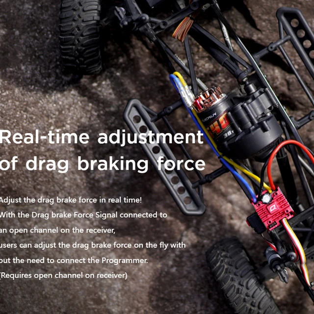 新しい HobbyWing QuicRun ESC 1:10 1/8 アップグレード 1080 G2