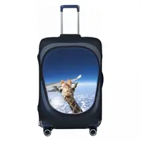 Giraffe Suitcase Cover Funny Travel Holiday Business Practical Luggage Supplies Protection 2