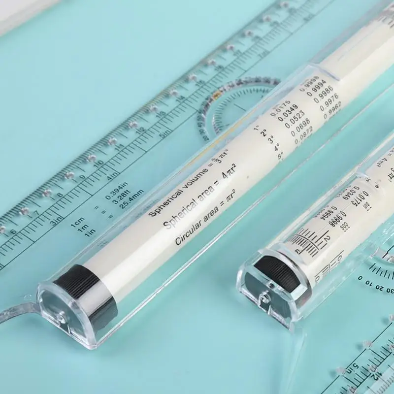 77JD Roll Ruler Parallel Rulers Balancing Scale Drawing Rolling Measurement Tools