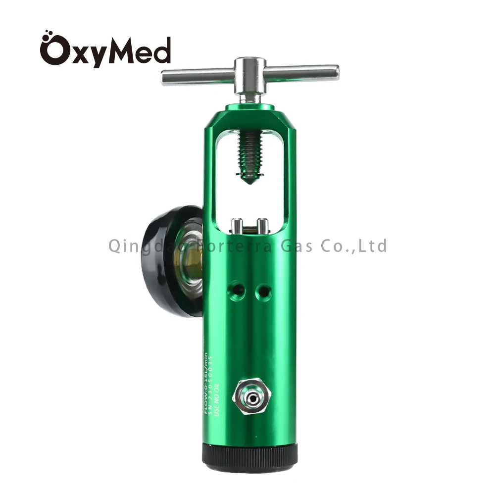 CGA870 Barb Medical Oxygen Regulator Pressure Regulator For Oxygen Cylinder 0-15L gas pressure regulator