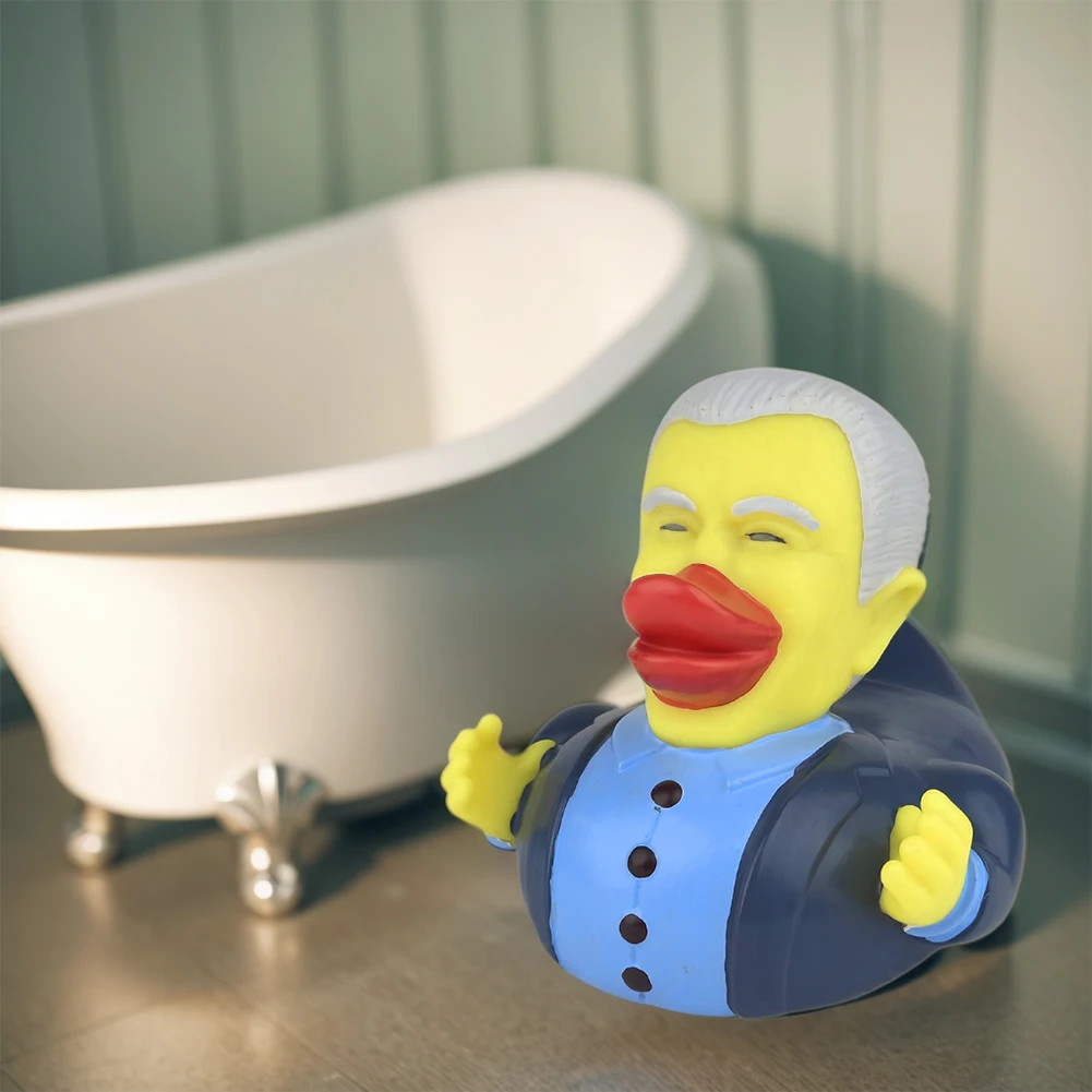 Trump Rubber Duck Baby Bath Toys Trump Merchandise Rubber Duckies Funny Duck Toy for Kids Gift Birthdays Baby Showers Bath Time 5