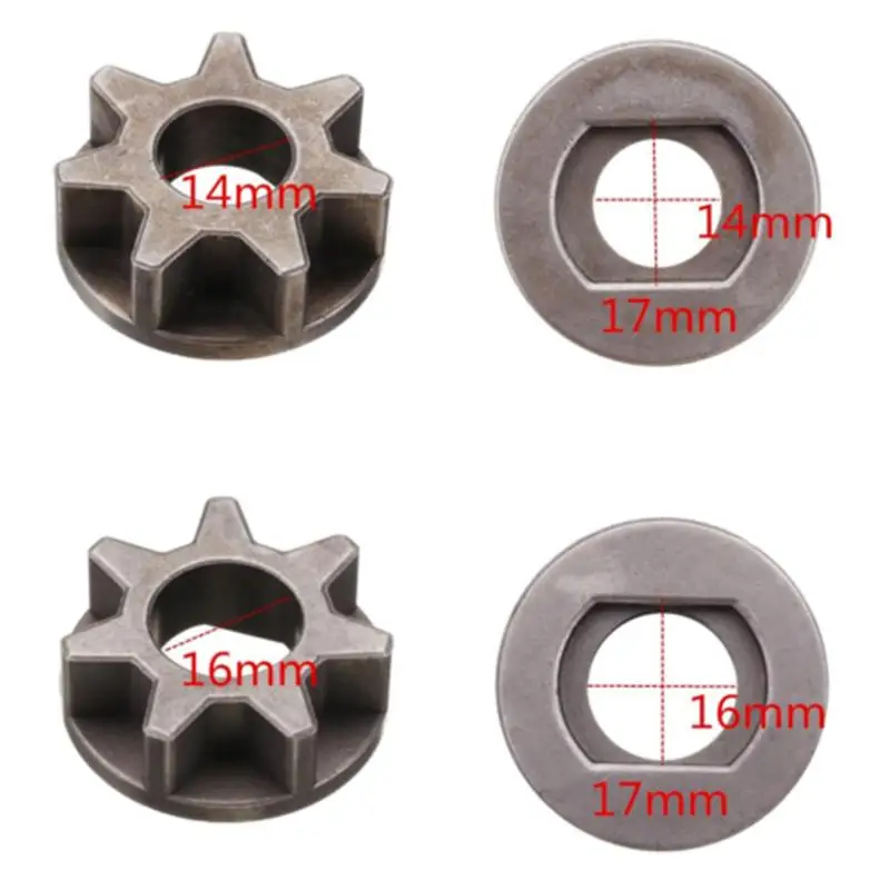 

M14/M16 Chainsaw Gear Replacement For 115 125 150 180 Angle Grinder Chain Saw Bracket Garden Power Tools Replacement Accessories