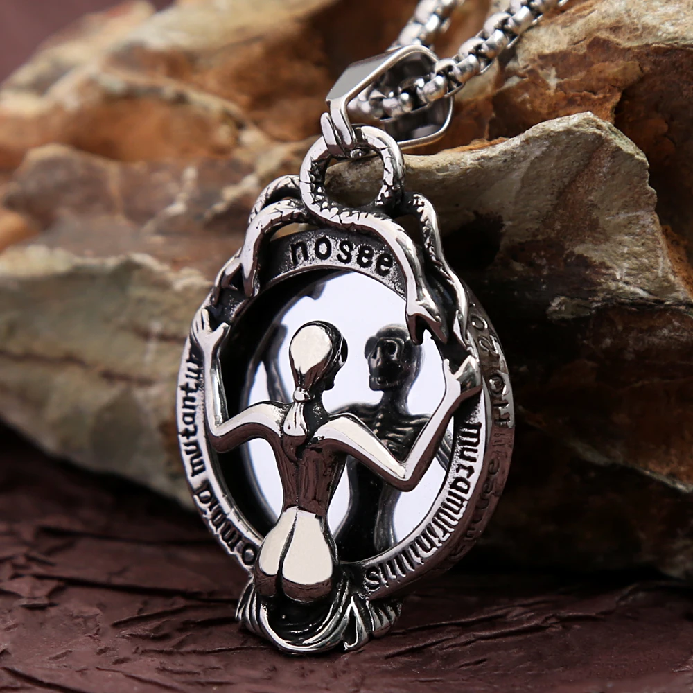 Deluxe Collana Lettera L Medaglione Zirconia Acciaio Inox Oro 24K