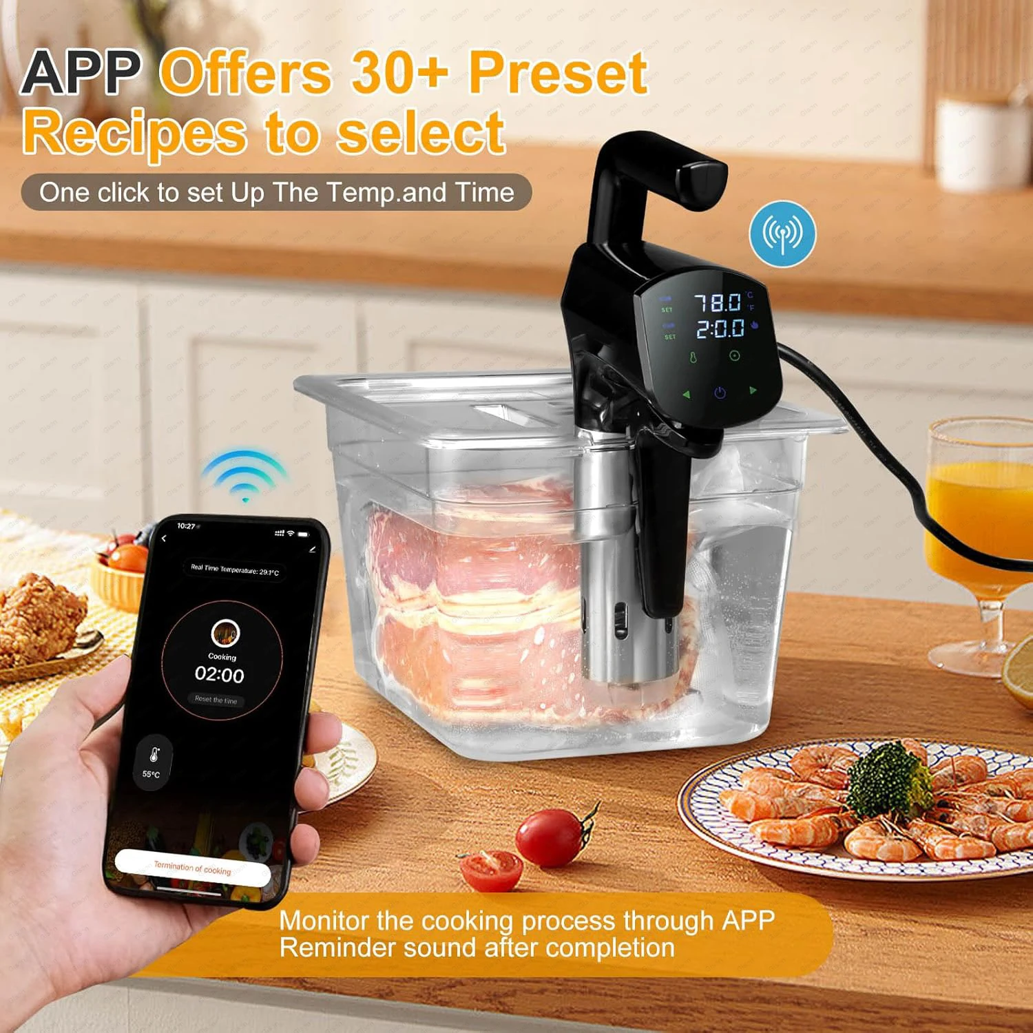 LCD Sous Vide Cooker 4
