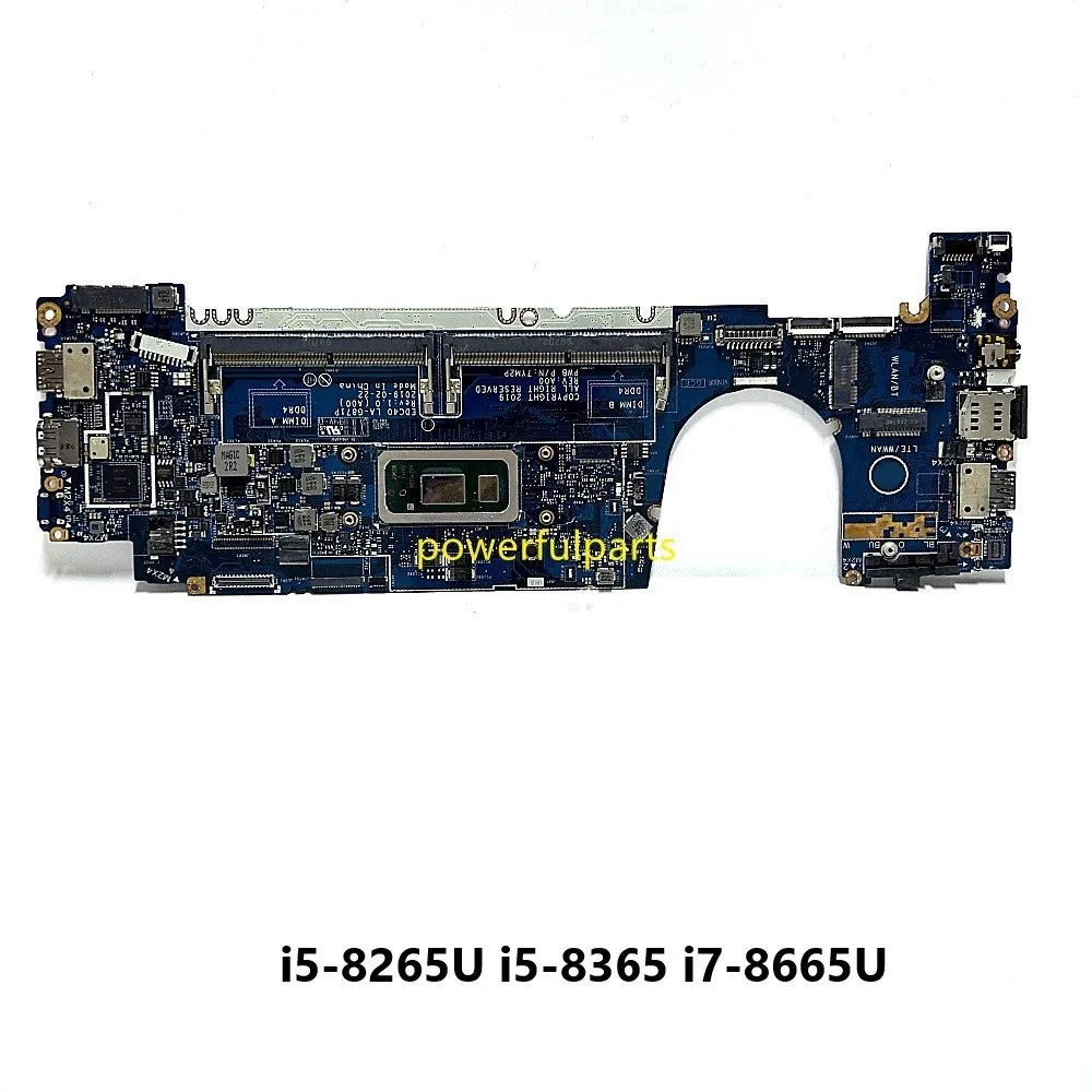 

For Dell Latitude 7400 Laptop Motherboard EDC40 LA-G871P i5-8265u i5-8365u i7-8665u Cpu 0FHPJ8 0WRHWP 0M2JD3 Working Good