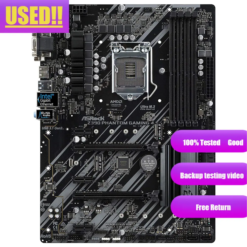 Asrock z390 phantom gaming 4 motherboard unterstützt ddr4 4300mhz 