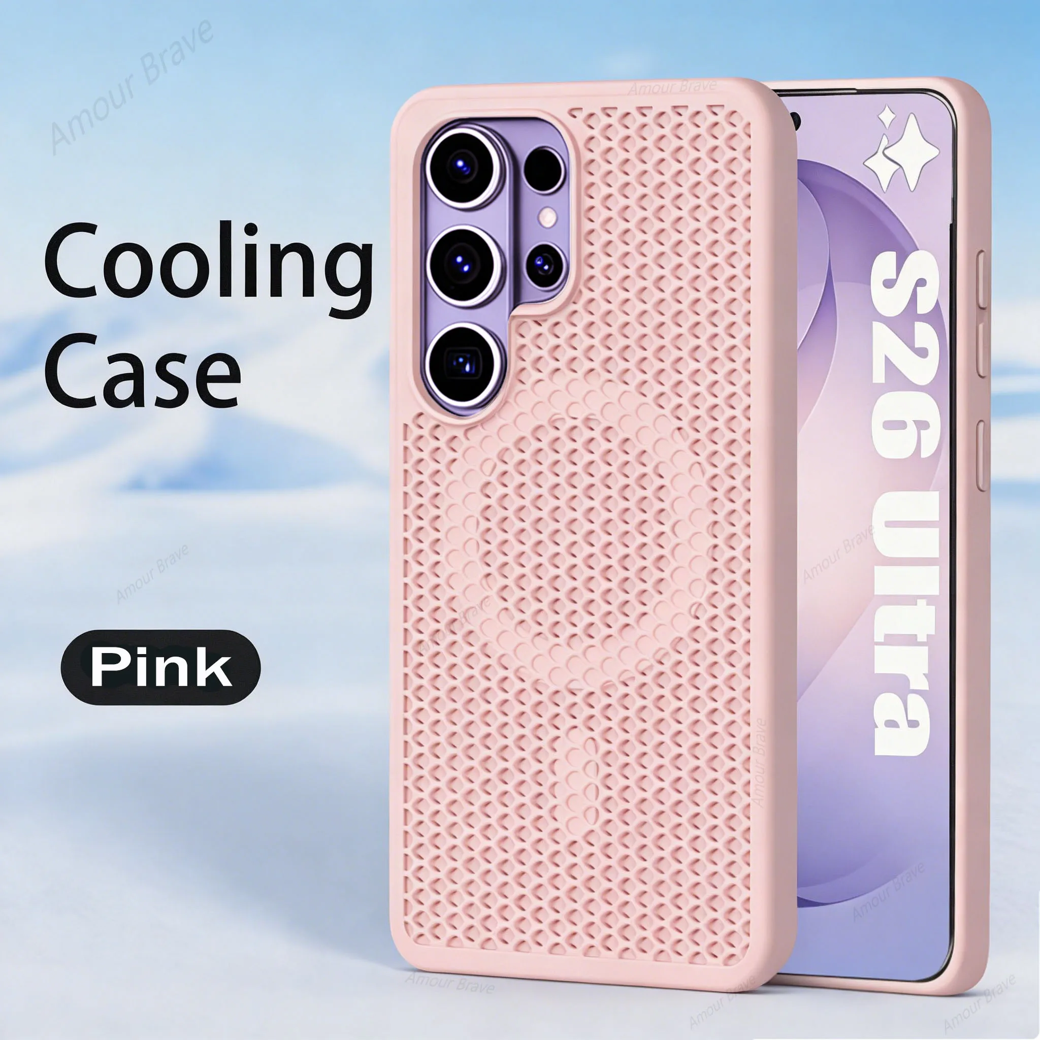 Advanced Cooling Breathable Magnetic Phone Case with Heat Dissipation Technology