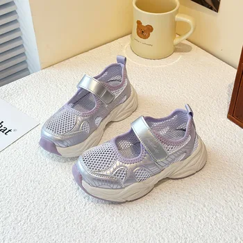 Sandali sportivi per bambini Scarpe da ginnastica leggere traspiranti in mesh estivo per bambini nuove per scarpe da passeggio casual all'aperto per ragazze dei ragazzi 1