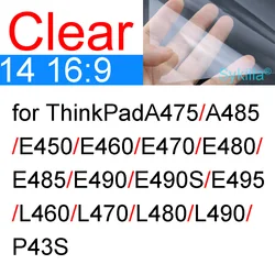 Universal 14 - inch Clear Matte Frosted Screen Protector Film (Clear)
