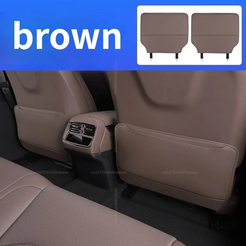 BYD 한 EV/한 DM-i 2022 2023 2024 2025 2026 뒷좌석 등받이 킥 방지 매트 내마모성 보호대 자동차 내부 액세서리