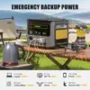 Solar Generator 1000W (2000W Peak) with 220W Solar Panel Included, 828Wh LiFePO4 Power Station with 1000W AC Outlets, 100W USB 2