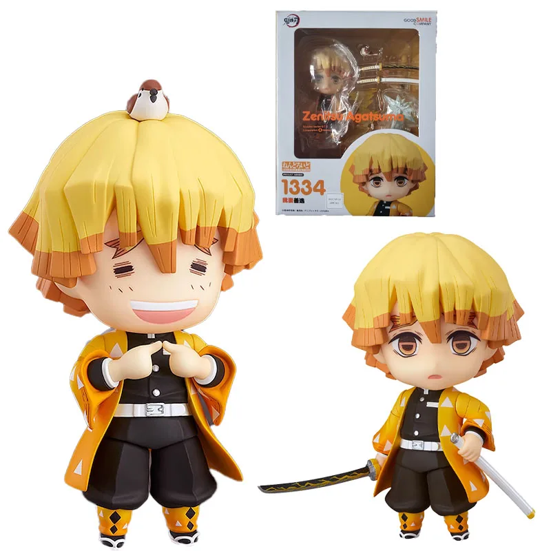 

100% Original Good Smile Nendoroid GSC 1334 Agatsuma Zenitsu Anime Figure Model Collecile Action Toys Gifts