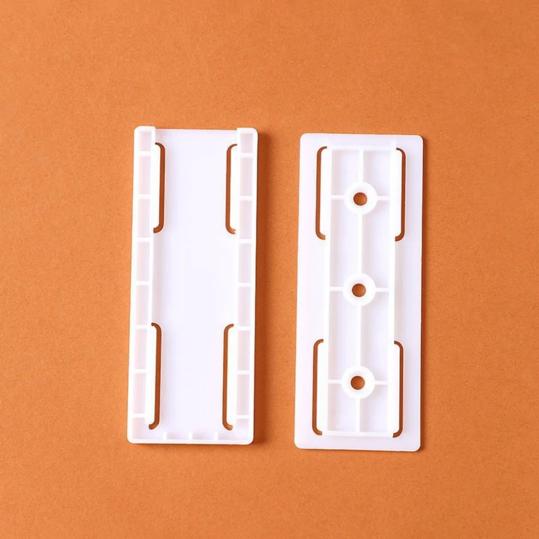 드릴 필요 없는 자가 접착식 멀티탭 홀더, 벽걸이형 플러그 소켓 정리함 (라우터, 케이블 관리용)