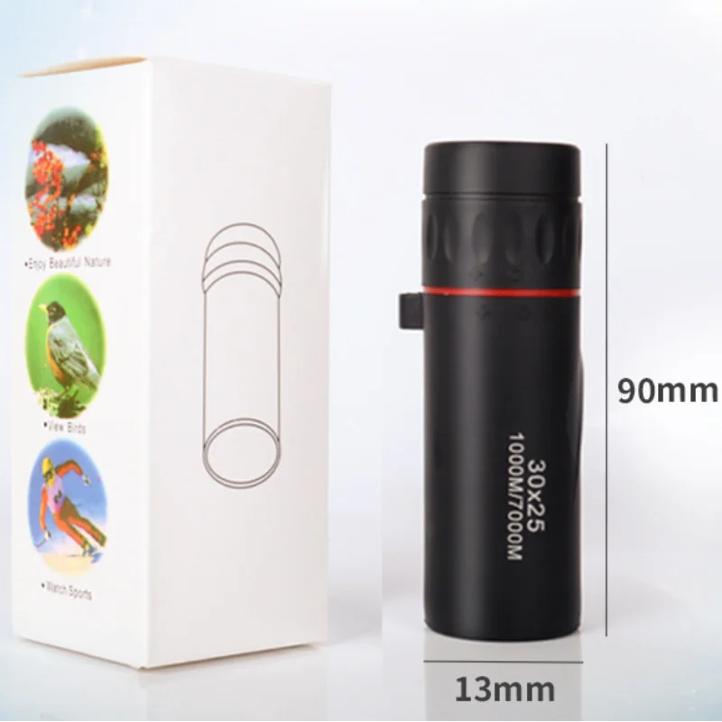 Mini Monocular Telescope 30/100/500X25 Portable High-definition High-magnification Professional Outdoor Travel Telescope 6