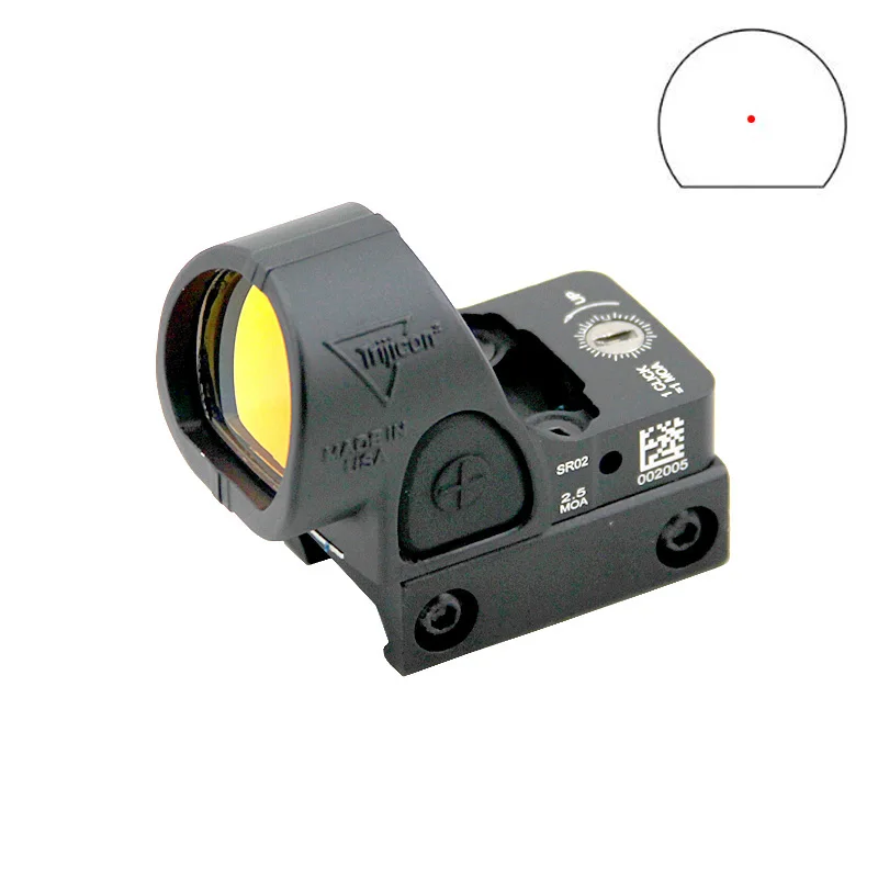 

Tactical Trijicon Compact RMR SRO Red Dot Sight Pistol Collimator Reflex Sights Hunting Rifle Scope Fit 20mm Weaver Rail