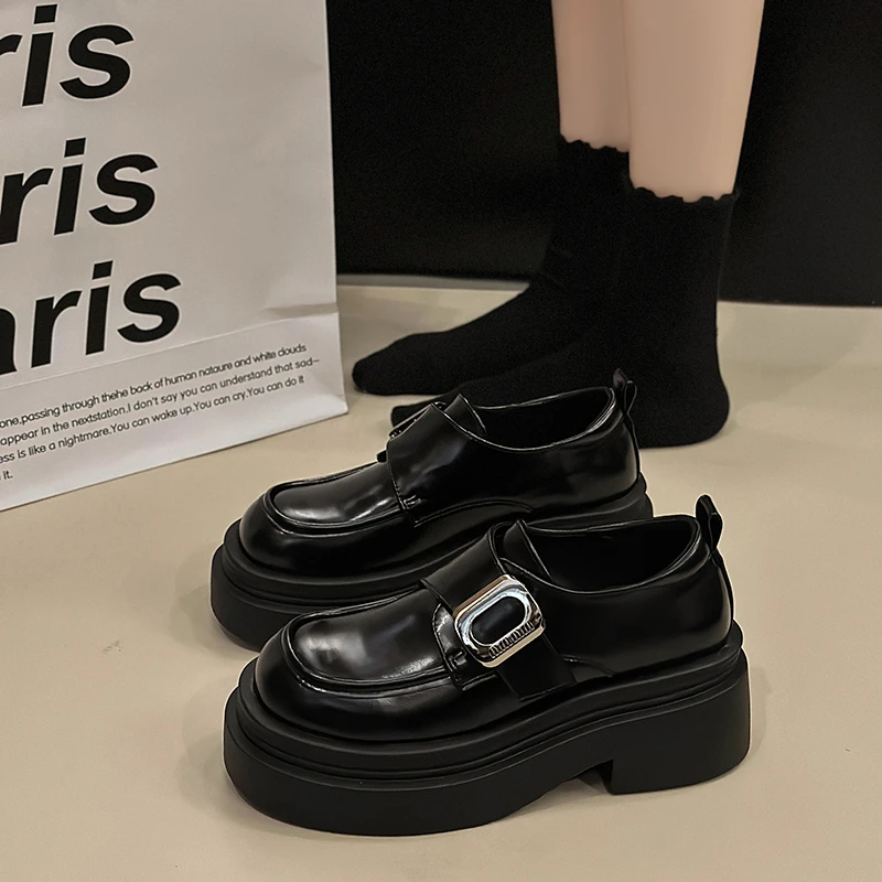 

Женские туфли с закрытым носком, женская обувь на платформе, повседневные кроссовки, женские меховые оксфорды, платье с круглым носком для сабо