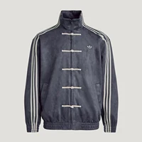 Adidas véritable trèfle hommes et femmes ample nouvelle veste décontractée chinoise KR0295 3