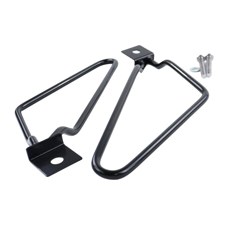 Motorcycle Accessories Retro Saddlebag Support Guard Bars Side Box Mounts Brackets For Harley Sportster XL R Lron 883 1200 48 72