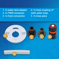 Couvercle de réservoir d'eau pour caravane, adaptateur d'entrée d'eau avec Joint de tuyau d'eau, bouchon de réservoir d'eau pour camping-car de haute qualité, remplissage d'accessoires pour camping-car, 1 ensemble 5