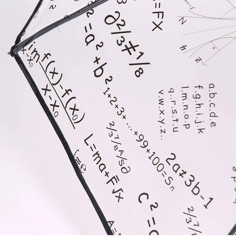 Math function formula umbrella transparent thicken fold women rain umbrella PVC clear students creative automatic umbrellas